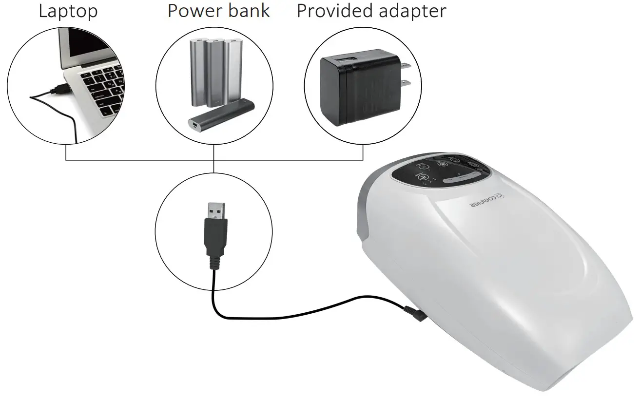COMFIER CF-4805 Hand Massager with Heat - fig 3