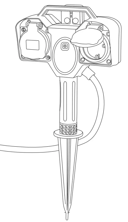hama 00137274 Wireless Garden Socket