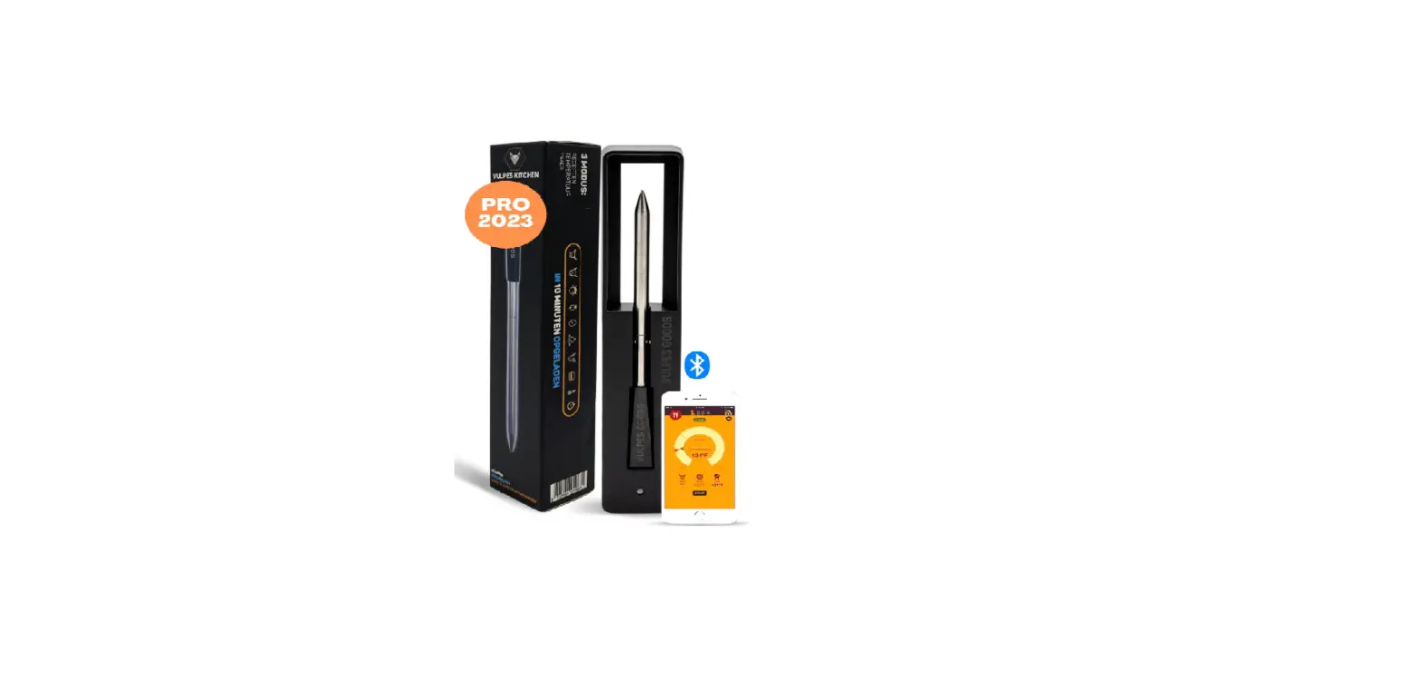 Vulpes Kitchen 8720648259661 Meat Wireless Thermometer User Manual