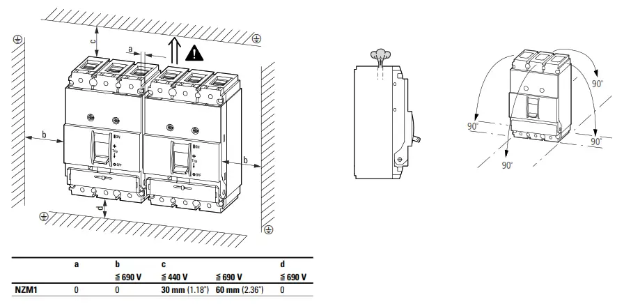 EATON NZMB Thermal Magnetic Circuit Breaker - 1