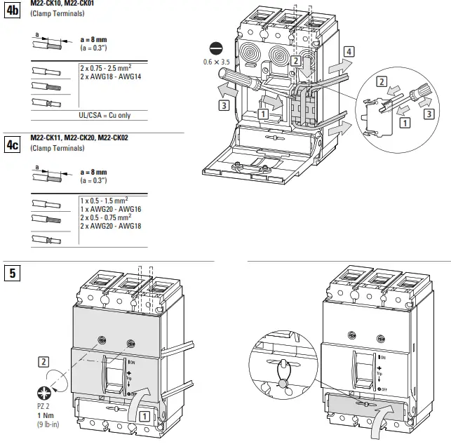 EATON NZMB Thermal Magnetic Circuit Breaker - 7
