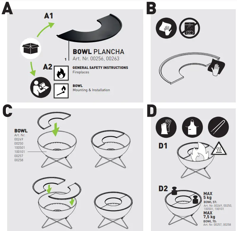 hofats 00256 Bowl Plancha - Fig