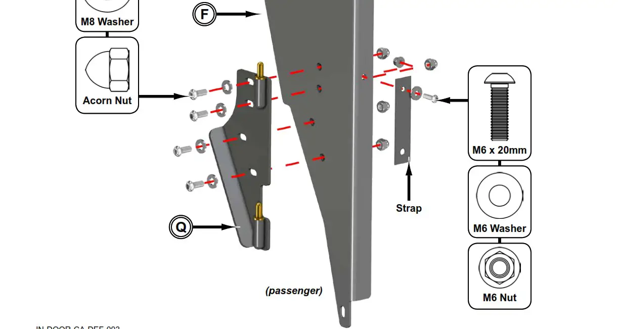 SUPERATV Can Am Defender Convertible Cab Enclosure Doors - Product Overview 11