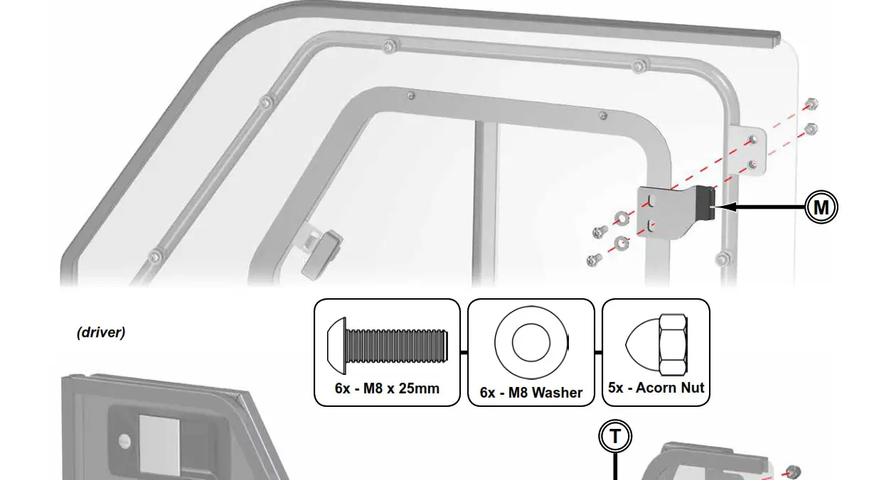 SUPERATV Can Am Defender Convertible Cab Enclosure Doors - Product Overview 14