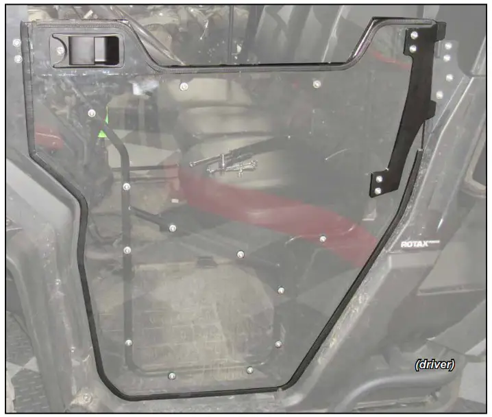 SUPERATV Can Am Defender Convertible Cab Enclosure Doors - Product Overview 16