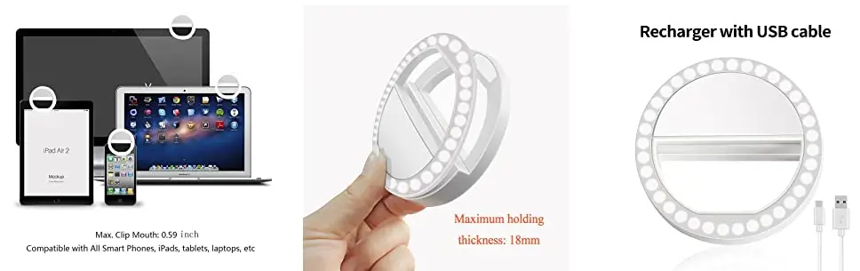 XINBAOHONG-L-02-Rechargeable-Portable-Selfie-Ring-Light-fig-1