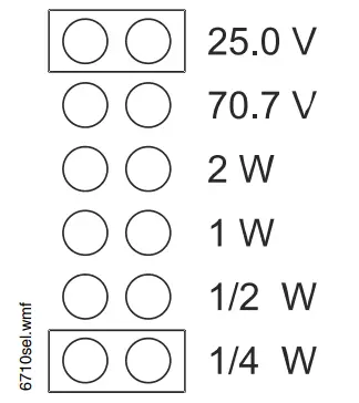 Voltage and Power Selection