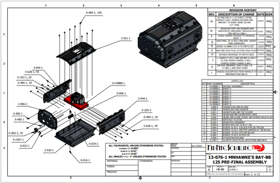 Hawkes Bay BB125 - Wiring Diagram 1