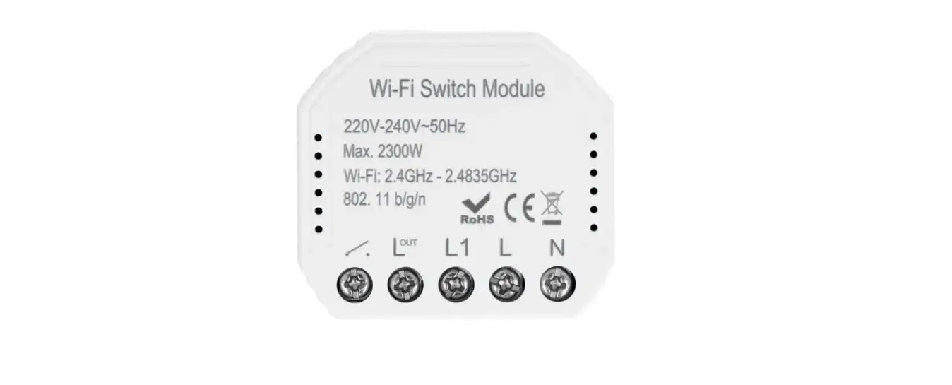 Coolseer 1ch Wifi Switch Module Installation Guide