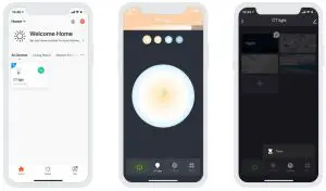 Lighting control settings