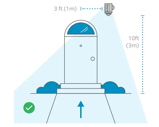 Ring Spotlight Cam Plus Plug-In Security Camera - detection