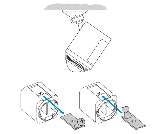 Ring Spotlight Cam Plus Plug-In Security Camera - overhang