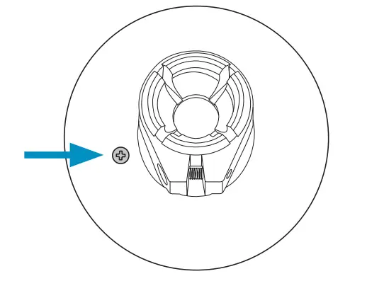 Ring Spotlight Cam Plus Plug-In Security Camera - screw