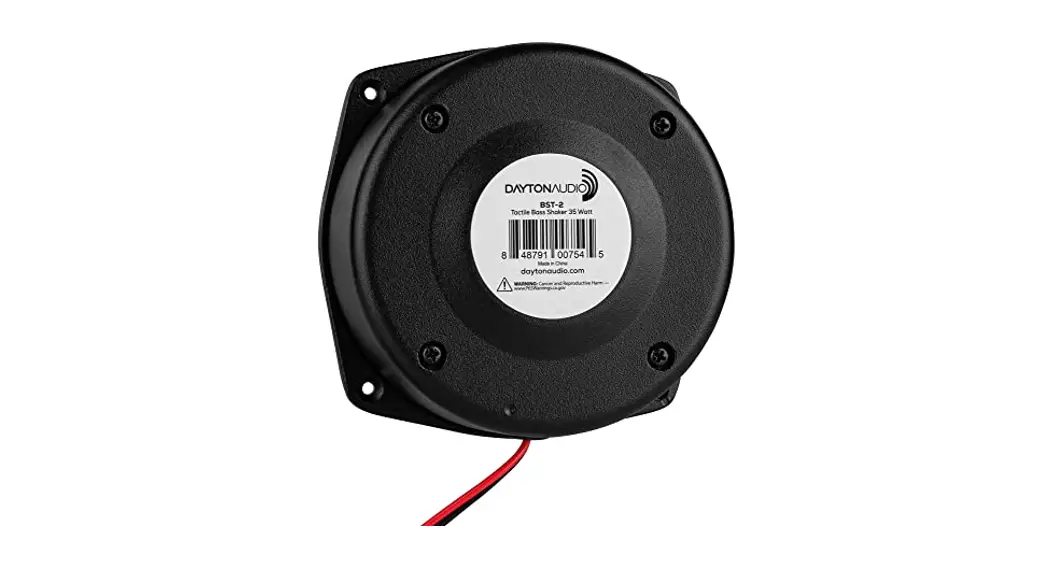 Daytonaudio Bst-2 Tactile Bass Shaker User Manual