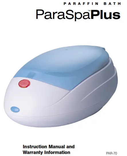 Paraffin Bath Para Spa Plus - ParaSpaPlus