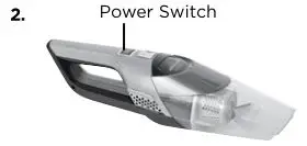 Bissell 1318 Series Bolt ION Reach Professional - Power Switch