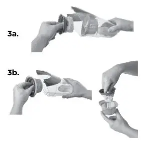 Bissell 1318 Series Bolt ION Reach Professional - To clean filter