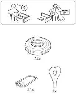 IKEA SOLARVET LED lighting chain with 24 lights --- SOLARVETgf