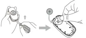 secrui M508 F55 Wireless Doorbell - battery