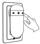 secrui M508 F55 Wireless Doorbell - button