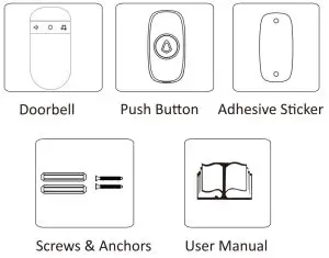 secrui M508 F55 Wireless Doorbell - content