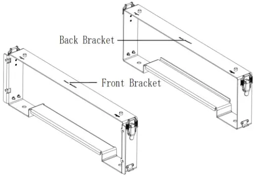 FOX-ESS HV2600 High Voltage Batteries - front bracket