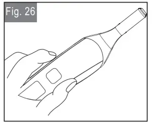 Grab the attachment by the sides