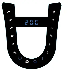 PRINCESS 182055 Digital Family Aerofryer XXL - Display