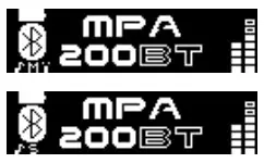 behringer EUROPORT MPA200BT All-in-One Portable 200- Menu