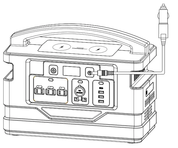 Pulsar PPS1000 Portable Power Station- Charging