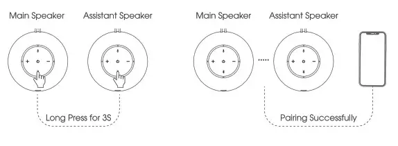 SOUNDPEATS Halo Bluetooth Speaker V5.0 Portable Wireless Speaker - Enter Exit TWS Mode