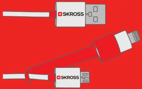 SKROSS MUV Micro USB Travel Adaptor - cable