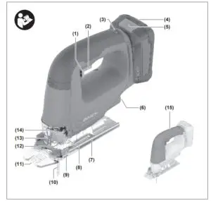 BOSCH EasySaw 18V 70 Cordless Jigsaw - figure 1