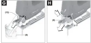 BOSCH EasySaw 18V 70 Cordless Jigsaw - figure 5