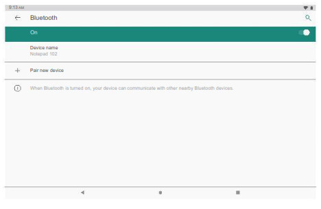 Aaa Tablet Technology ENOVA Tablet PC with Android- Bluetooth Device