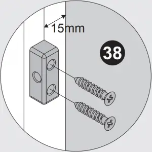 Corner Post Fitting 38-B