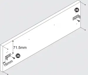 Fixed Fascia Fitting 36