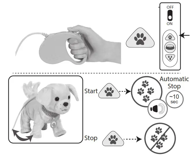 BABYborn 829417 My lucky Dog Toy- Walking