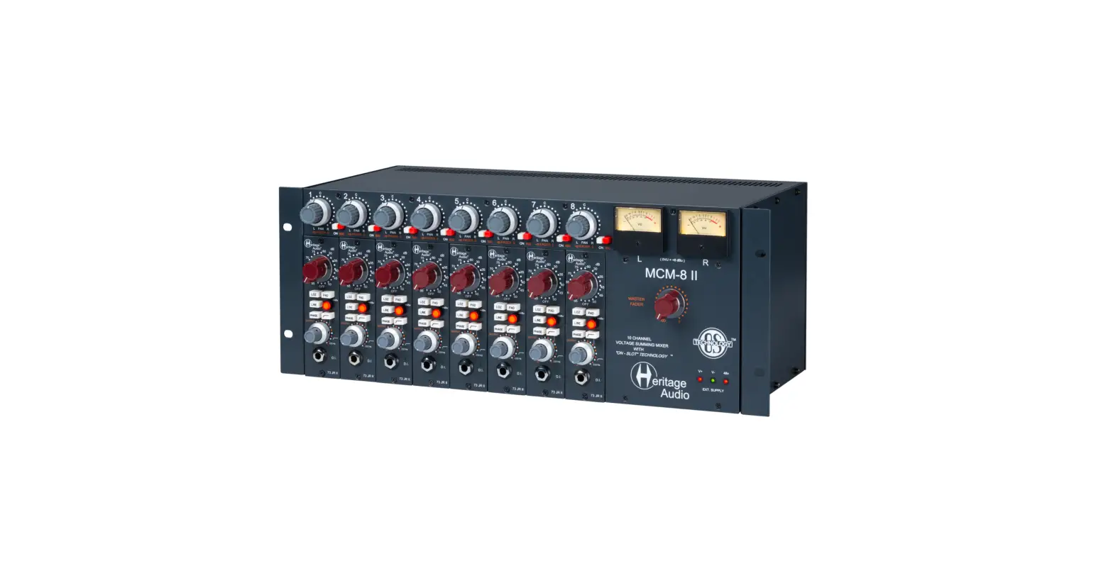 Heritage Audio Mcm-8 Ii 8-slot 500 Series Enclosure With 10-channel Summing Mixer User Guide