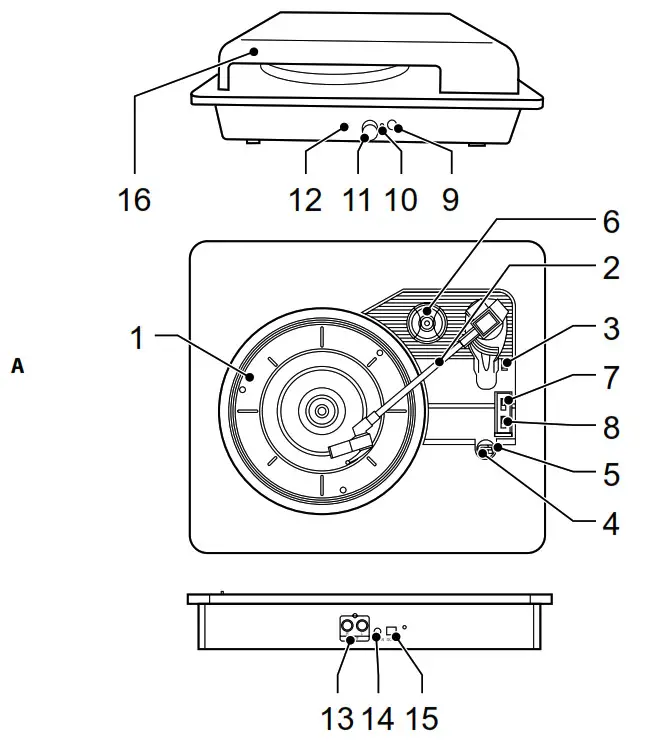 nedis Built-in speaker