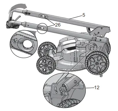 greenworks pro MO60L07 60V Cordless Lawn Mower - fig 7