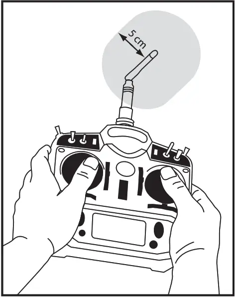 HORIZON RC Helicopter 120 S2 BNFTransmitter not Included - Antenna Separation Distance