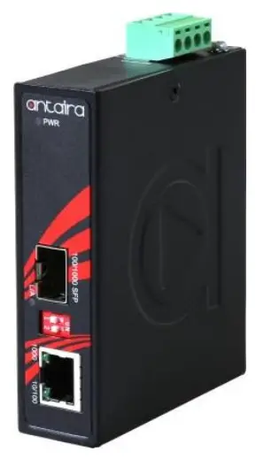 antaira IMC C1000 SFP Series Compact Industrial Gigabit Ethernet Media Converter