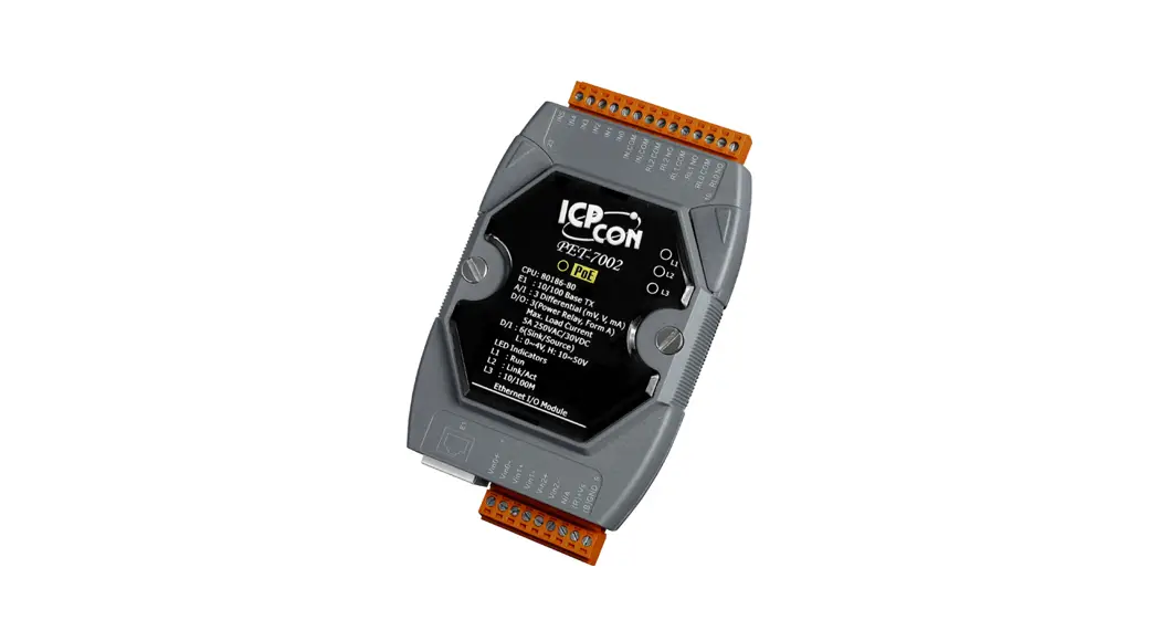 Icp Das Pet-7000/et-7000 Ethernet Remote I/o Module User Guide Icp Das Pet-7000/et-7000 Ethernet Remote I/o Module User Guide