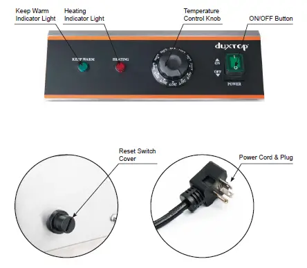 duxtop-BT-350Z8C-Commercial-Induction-Deep-Fryer-with-Drain-fig-3