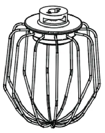 KASANOVA HGK000002NOC Multi Functional Stand Mixer - Whisk