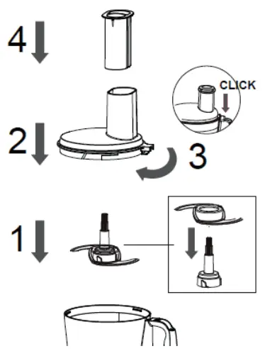 KASANOVA HGK000002NOC Multi Functional Stand Mixer - ingredients