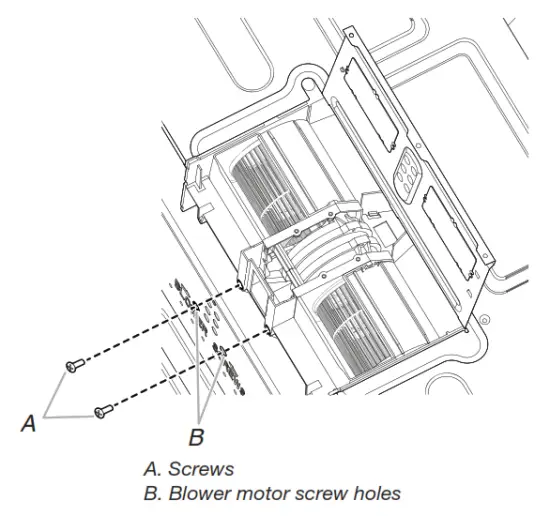 Whirlpool 6138644 Microwave Hood Combination - Blower motor