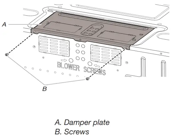 Whirlpool 6138644 Microwave Hood Combination - Damper