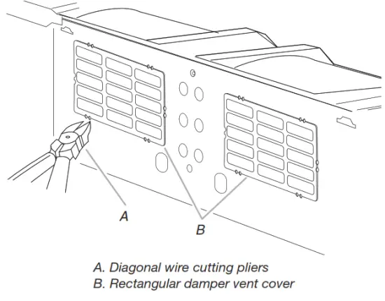 Whirlpool 6138644 Microwave Hood Combination - cutting